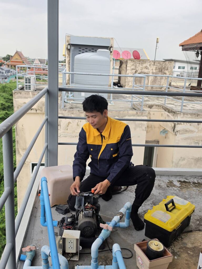 ซ่อมปั๊มน้ำอัตโนมัติสายไหม